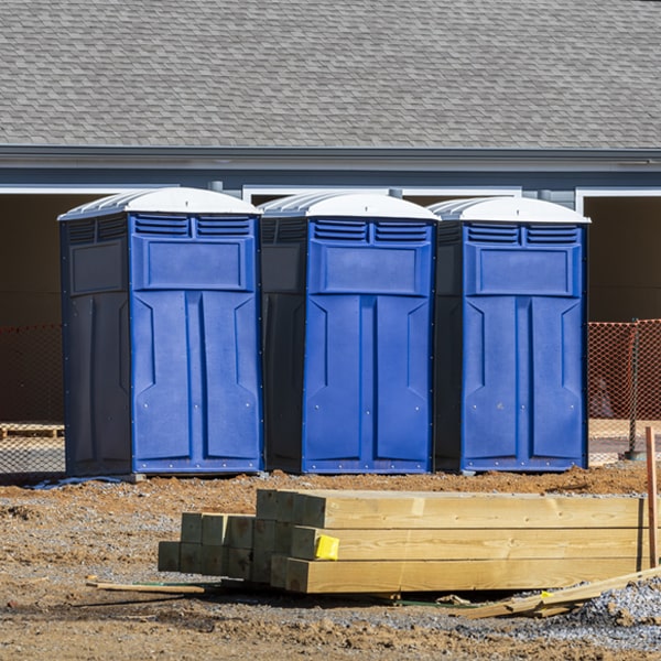 can i customize the exterior of the portable toilets with my event logo or branding in Lynnville